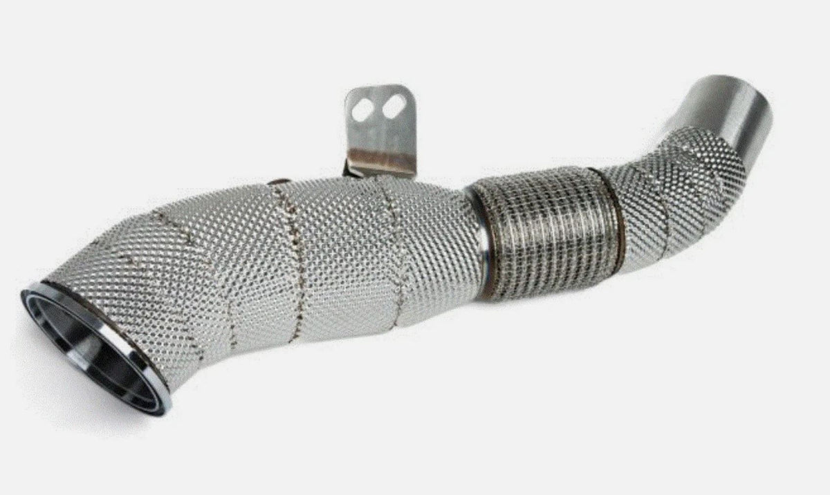 VRSF B58 4.5-inch heat-shielded decat downpipe for BMW M140i, M240i, 340i, 440i and Gen-1 540i