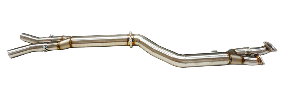 SLN BMW S58 M3 G80 M4 G82 & X3M X4M LCI 4.0" Titanium Single Mid Pipe