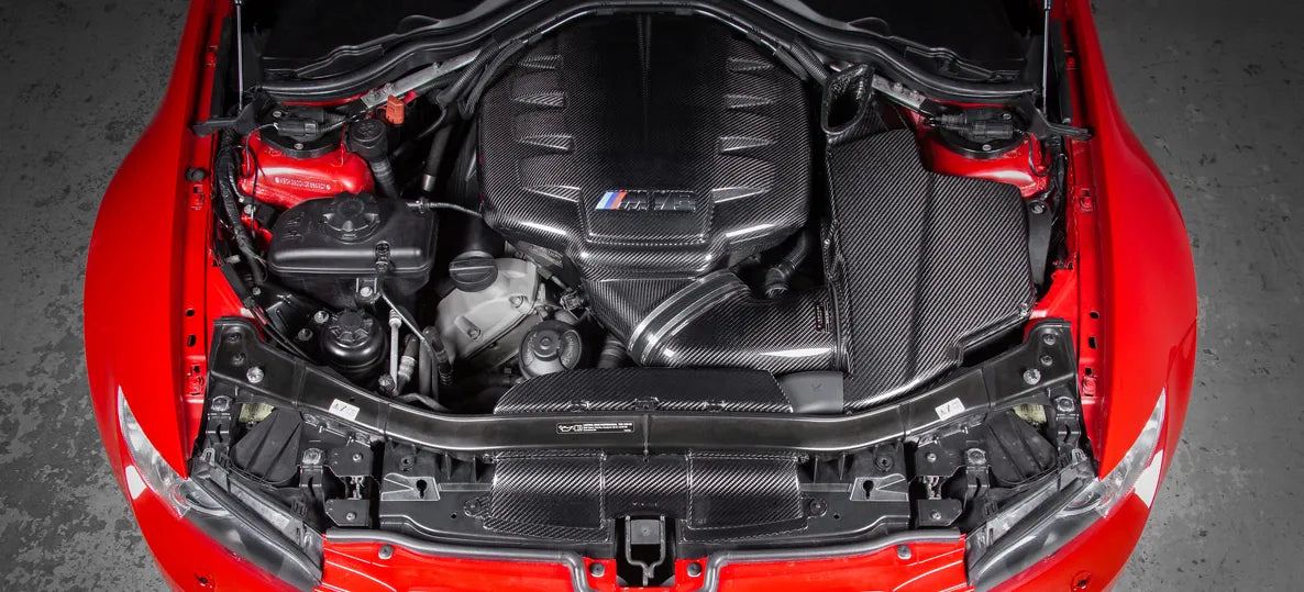 Eventuri carbon plenum and intake components installed in BMW E9x M3