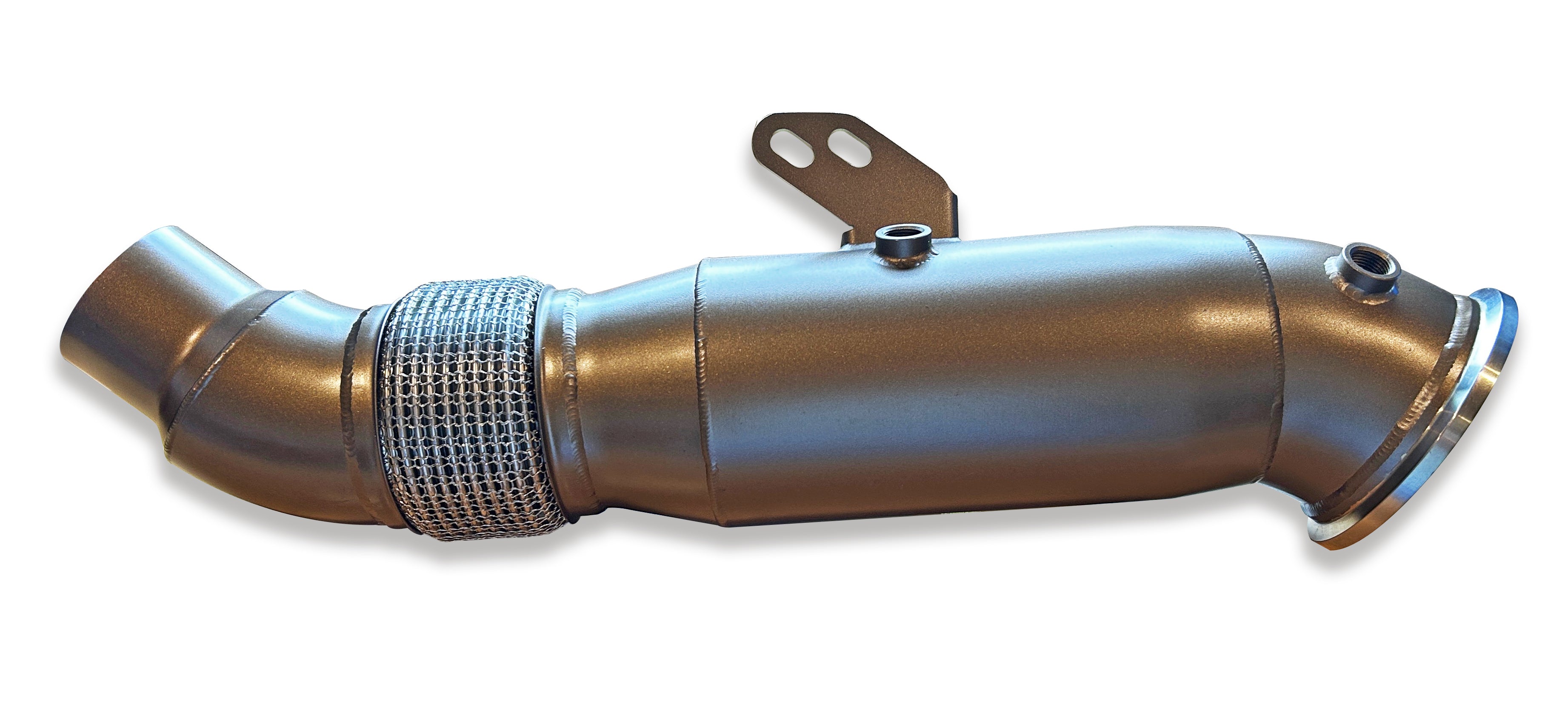 SLN BMW B58 Super 5” Ceramic Coated Downpipe M140i M240i 240i 440i