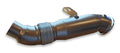SLN BMW B58 Super 5” Ceramic Coated Downpipe M140i M240i 240i 440i