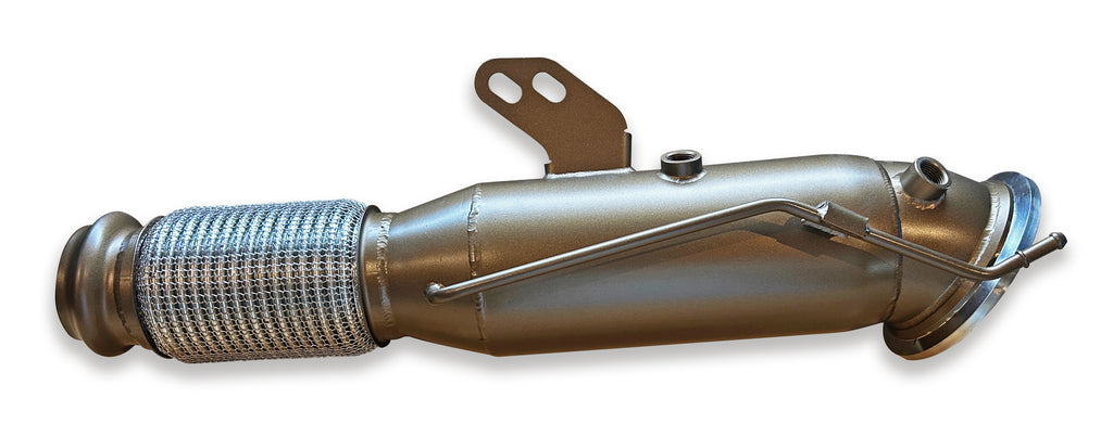 SLN BMW B58 OPF Ceramic Coated Sports Cat Downpipe M240i M340i M440i 540i 640i
