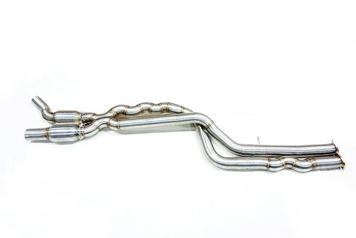 SLN S55 F87 M2C equal-length resonated midpipe – alternate view
