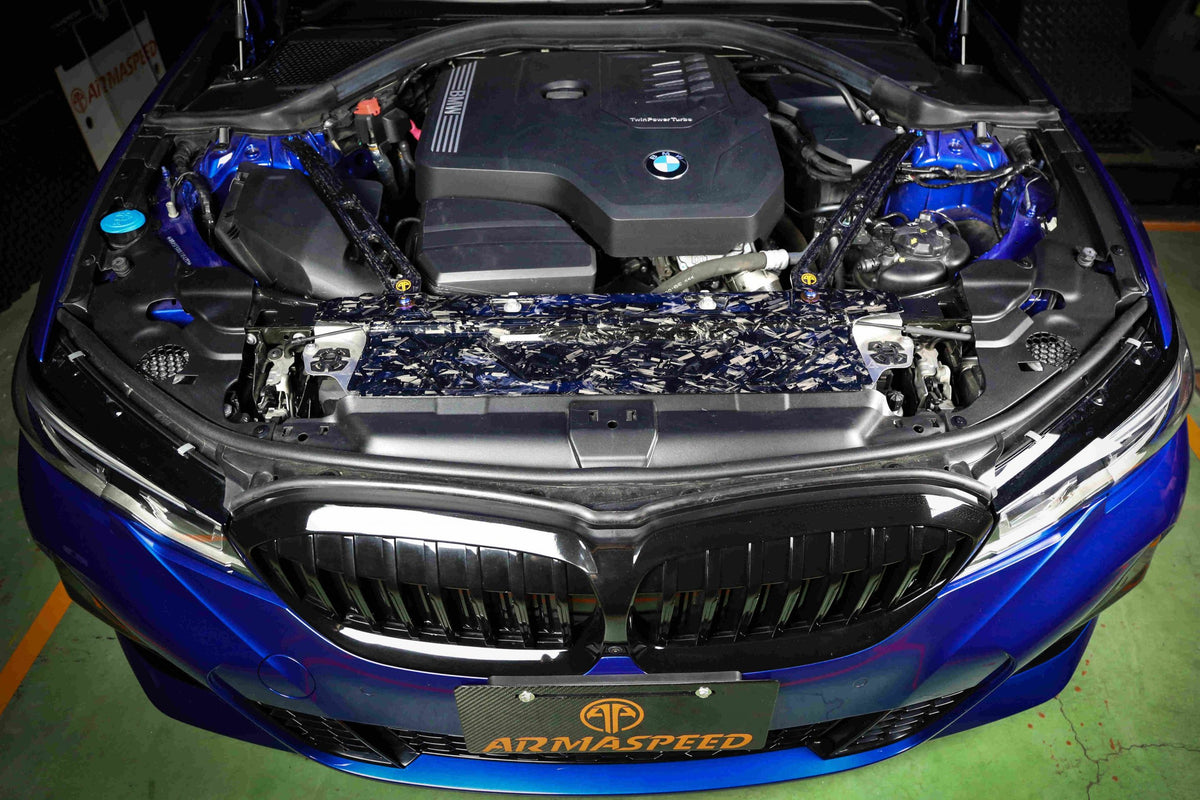 ARMASPEED Forged Carbon Strut Bars — BMW G20/G21