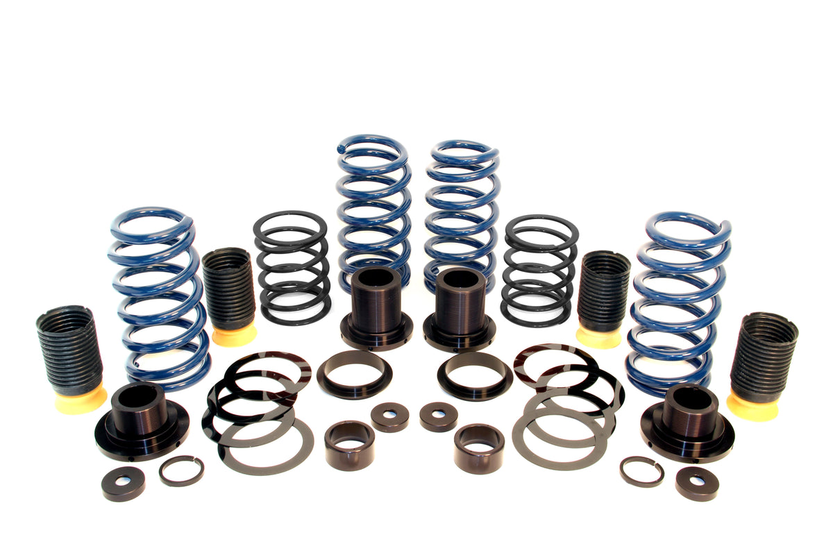 Dinan D190-1011 height-adjustable spring kit for BMW F10 M5 with springs, threaded collars and bump stops