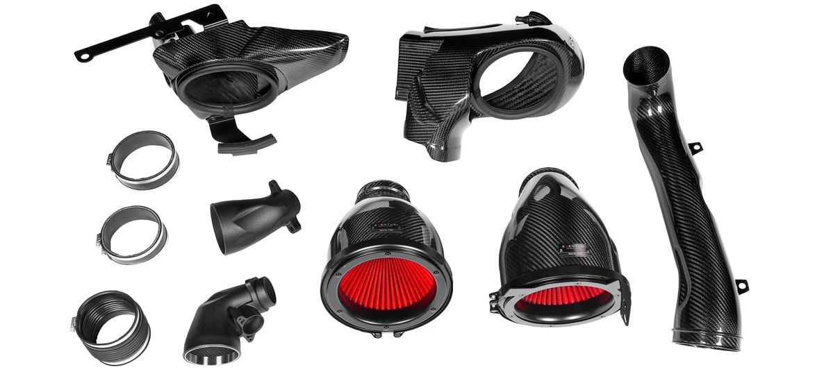 Eventuri V2 Carbon Intake — BMW G87 M2 / G80 G81 M3 / G82 G83 M4 — gloss finish shown