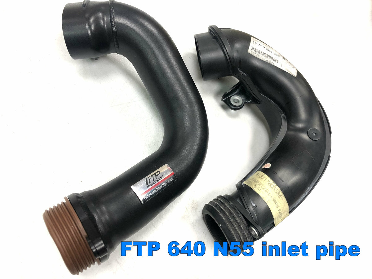 FTP SG71432-67 N55 turbo inlet for BMW 640i and 740i