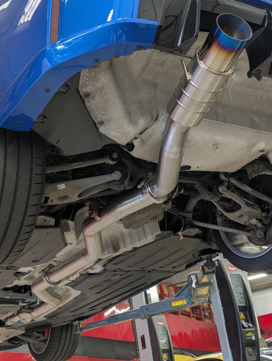 SLN BMW S58 M3 G80 M4 G82 Titanium Racing Cat Back With Single Exit