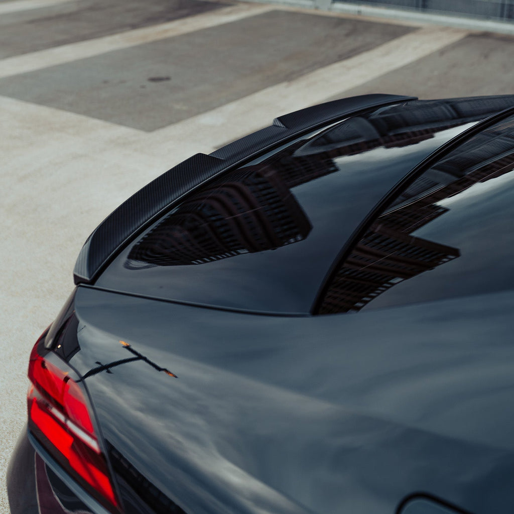 MHC+ BMW G90 M5 Pre Preg Carbon Fibre Performance Style Rear Spoiler