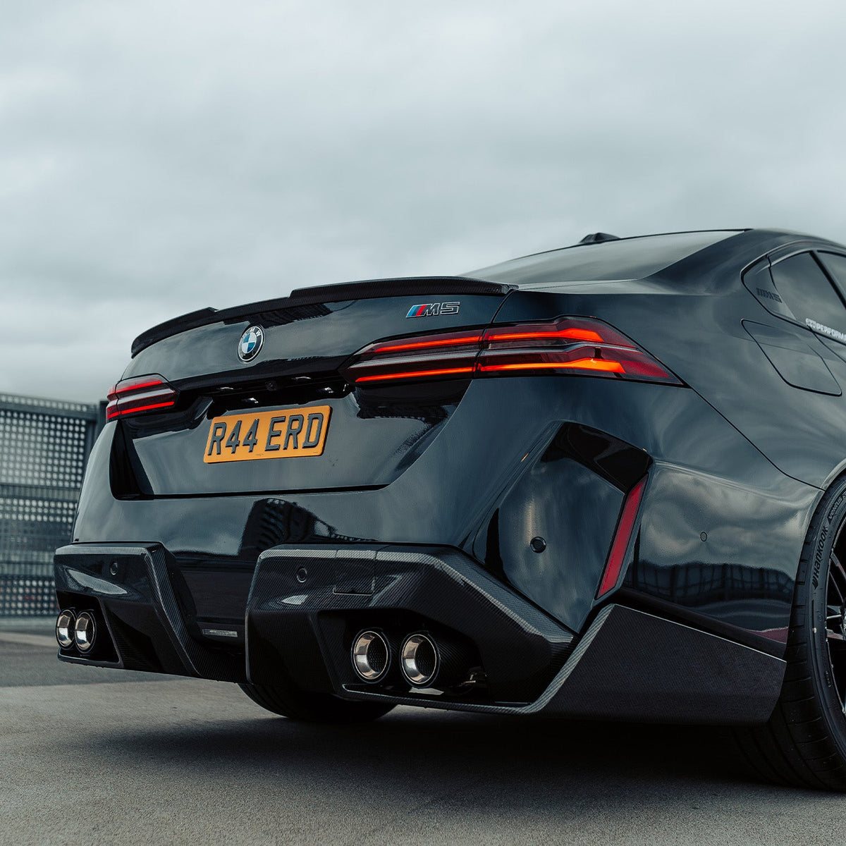 MHC+ BMW G90 M5 Pre Preg Carbon Fibre Performance Style Rear Spoiler
