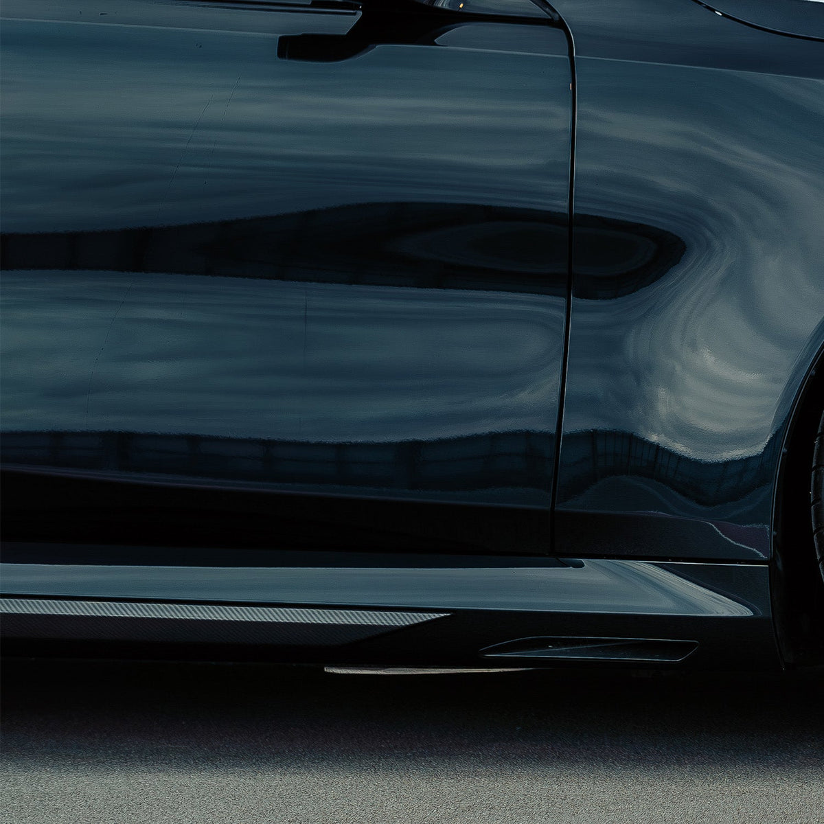 MHC+ BMW G90 & G99 M5 Pre Preg Carbon Fibre Performance Style Side Skirts