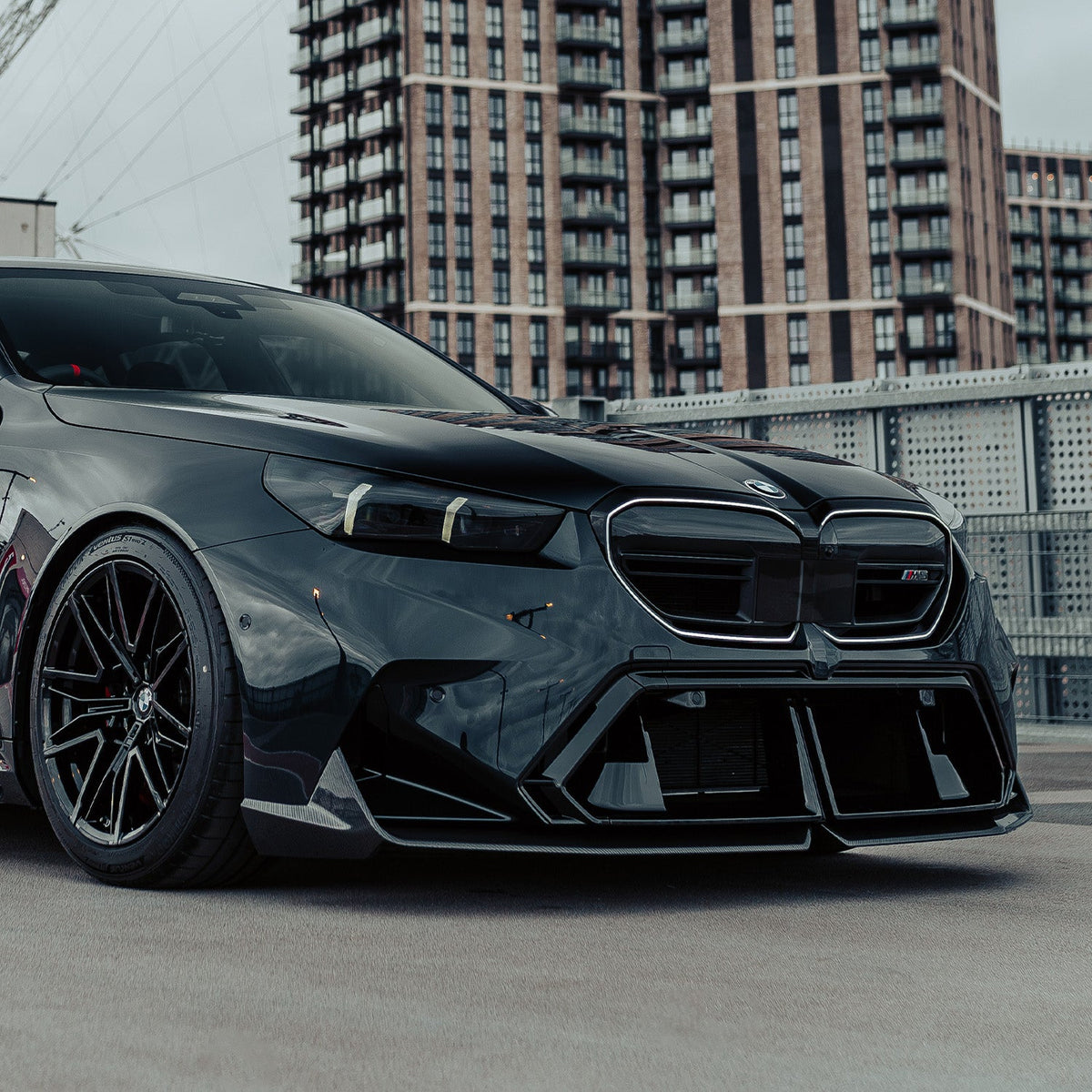 MHC+ BMW G90 & G99 M5 Pre Preg Carbon Fibre Performance Style Front Splitter