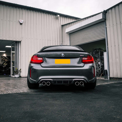 MHC+ BMW F87 M2 & M2 Competition Pre Preg Carbon Fibre Performance Style Rear Diffuser