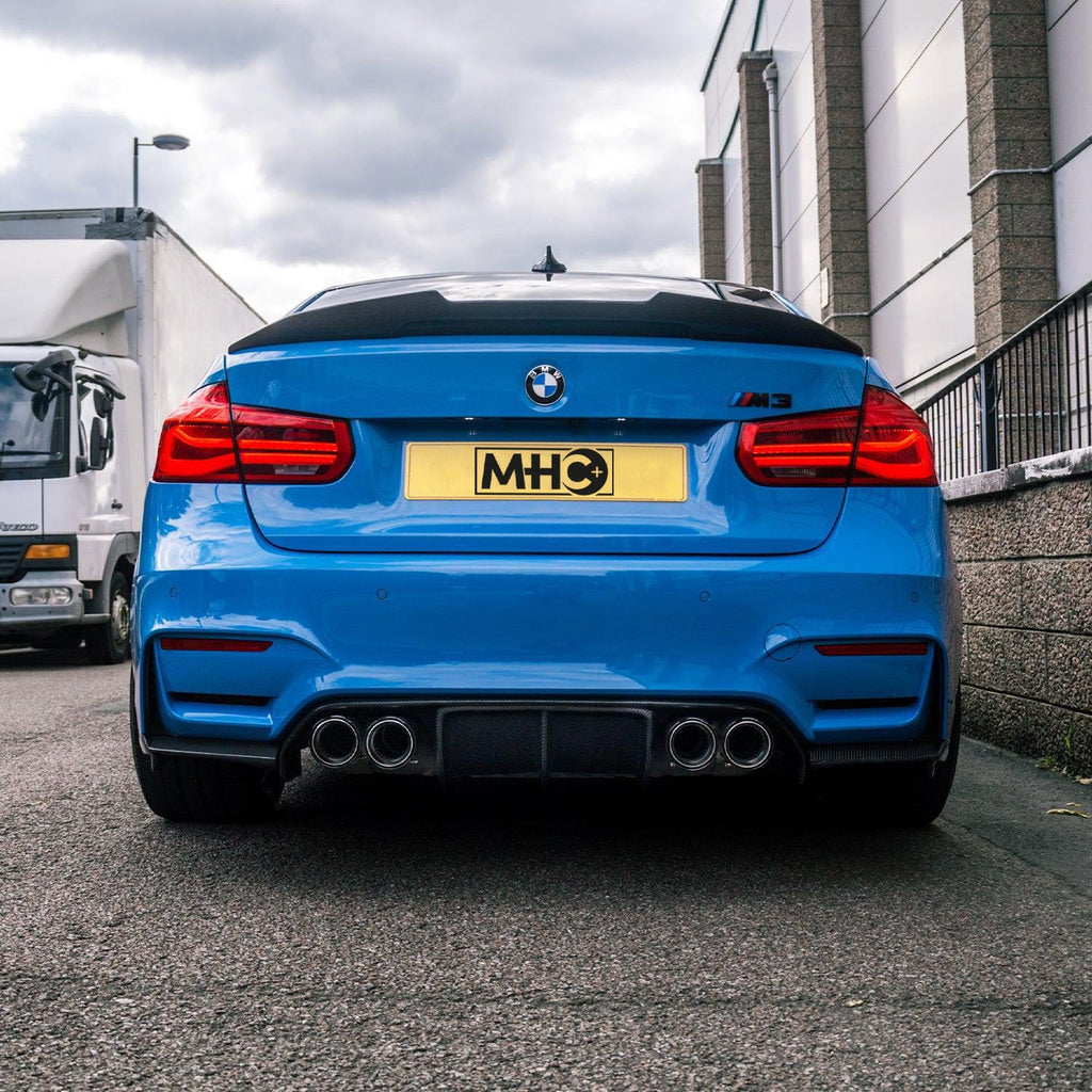 MHC+ BMW F80 M3 & F30 3 Series Pre Preg Carbon Fibre Ducktail Style Spoiler