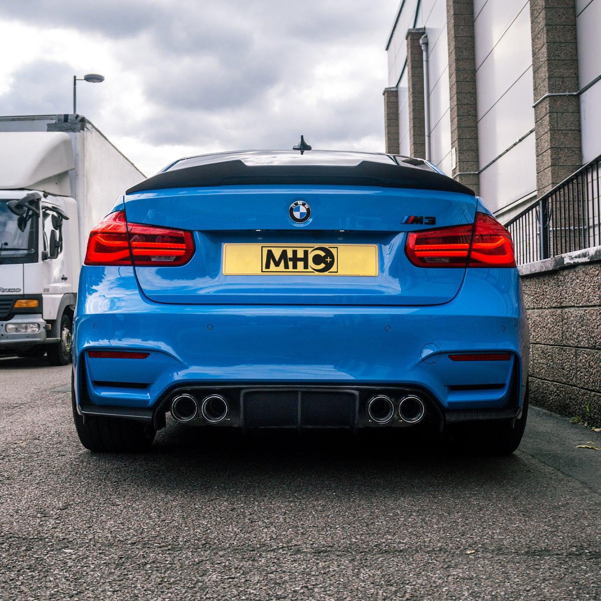 MHC+ BMW F80 M3 & F30 3 Series Pre Preg Carbon Fibre Ducktail Style Spoiler