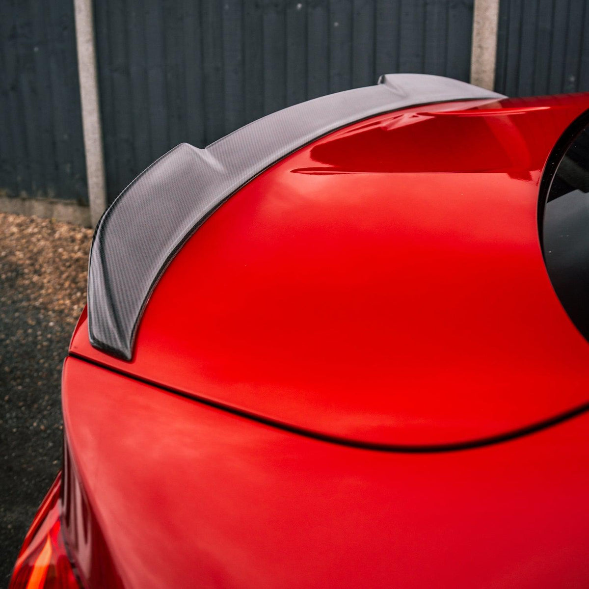 MHC+ BMW F82 M4 Coupe Pre Preg Carbon Fibre CS Style Rear Spoiler