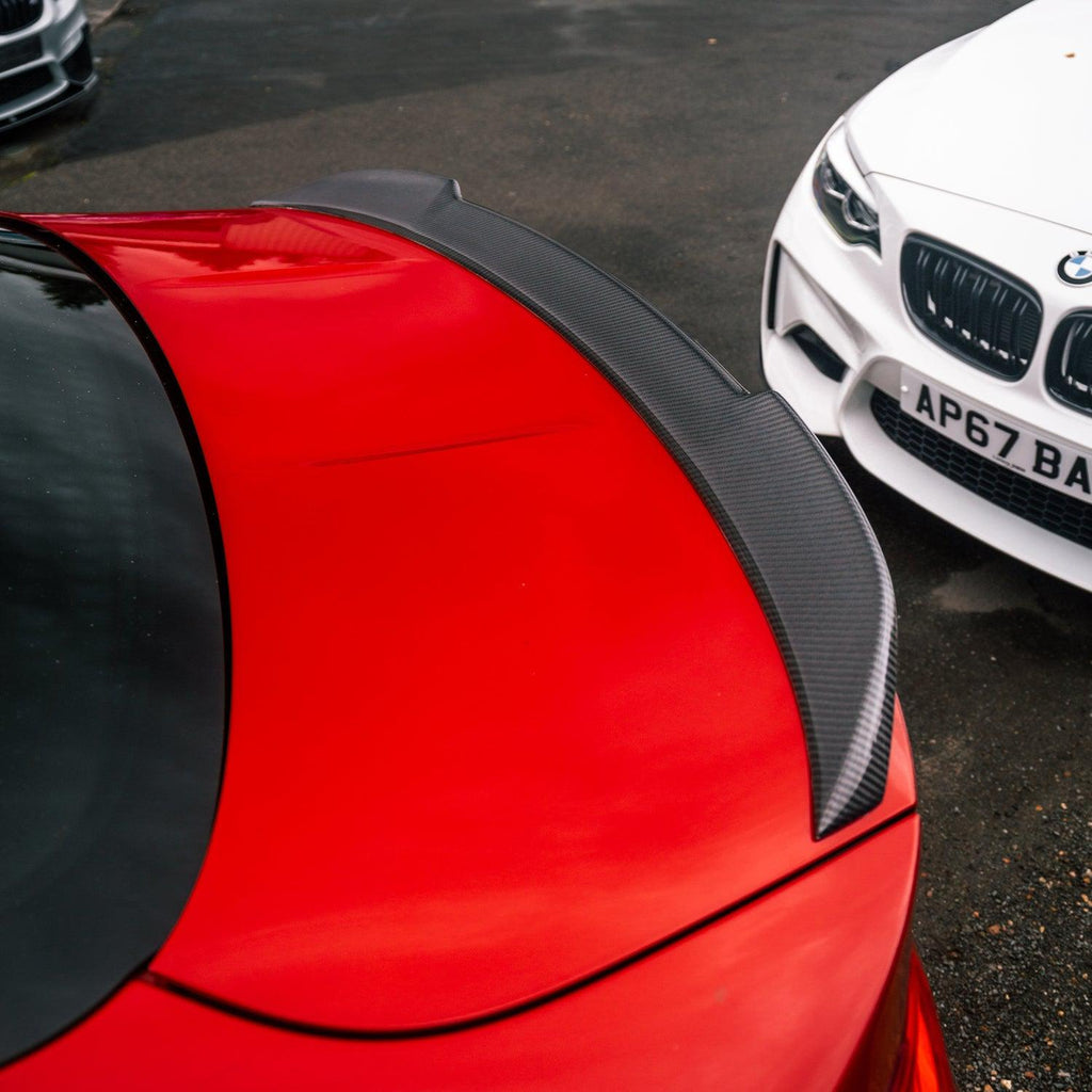 MHC+ BMW F82 M4 Coupe Pre Preg Carbon Fibre CS Style Rear Spoiler