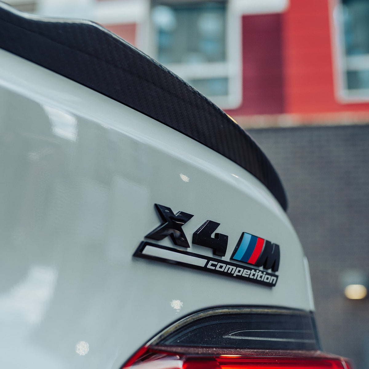 MHC+ BMW F98 X4M & G02 X4 Pre Preg Carbon Fibre CS Style Rear Spoiler