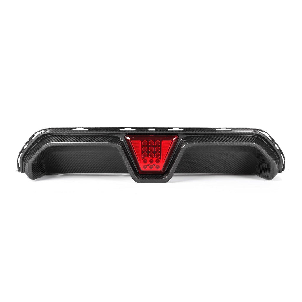 MHC+ BMW F90 M5 LCI Pre Preg Carbon Fibre CS Style Rear Diffuser With LED