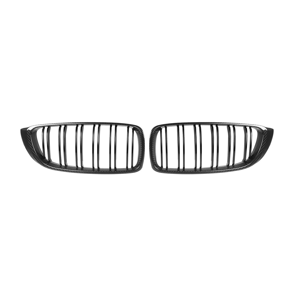 MHC+ BMW F80 M3 & F82/F83 M4 Pre Preg Carbon Fibre & Gloss Black Premium Front Grilles