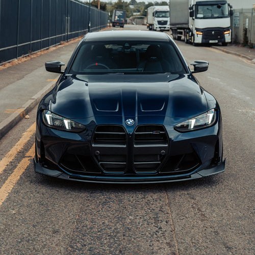 MHC+ BMW G80/G81 M3 & G82/G83 M4 Pre Preg Carbon Fibre CS Style Front Splitter