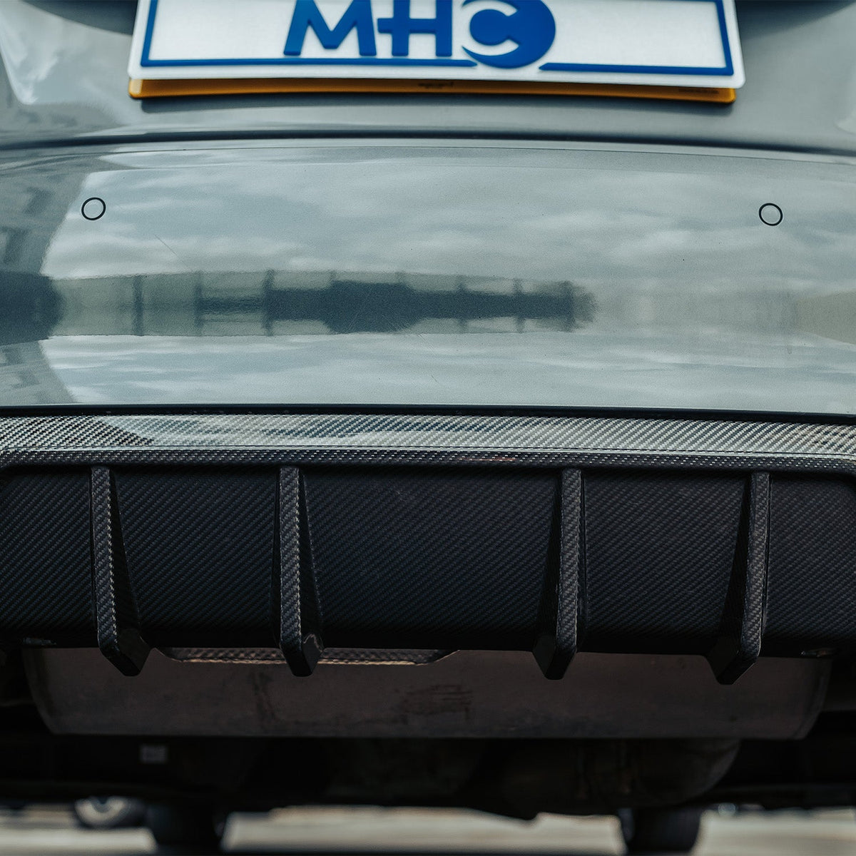 MHC+ BMW F22 F23 M235i & M240i Pre Preg Carbon Fibre Ultra Aggressive Style Rear Diffuser