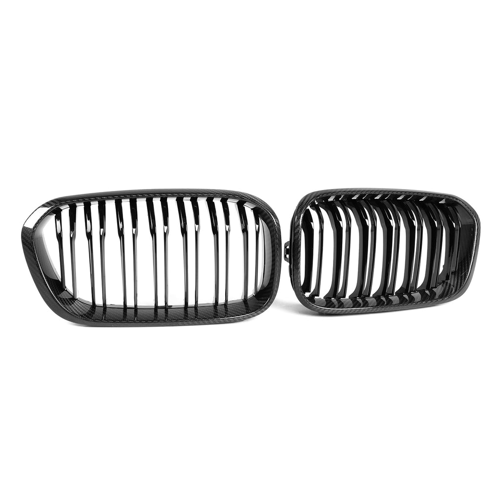 MHC+ BMW F20 LCI & F21 1 Series Pre Preg Carbon Fibre Double Slat Front Grille
