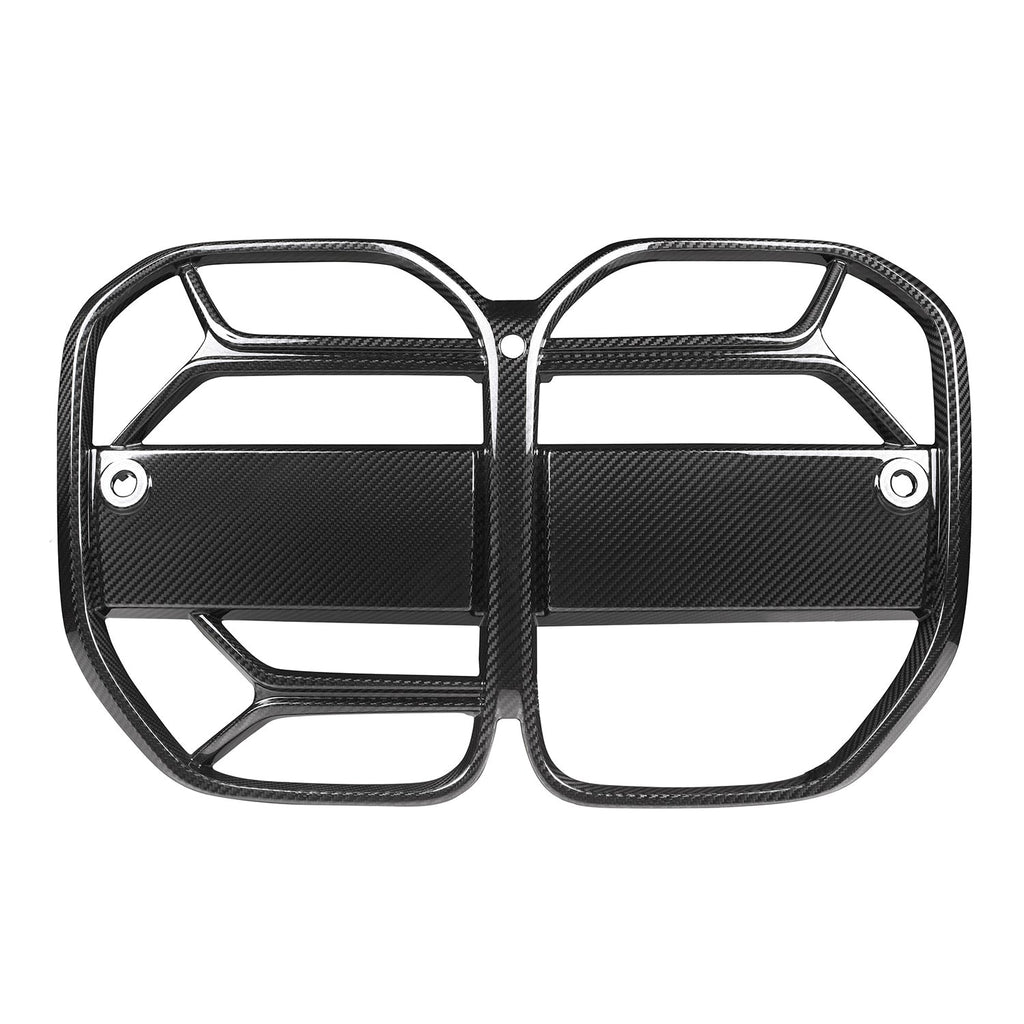 MHC+ BMW G22 & G23 4 Series Pre Preg Carbon Fibre CSL Style Front Grille (With ACC)