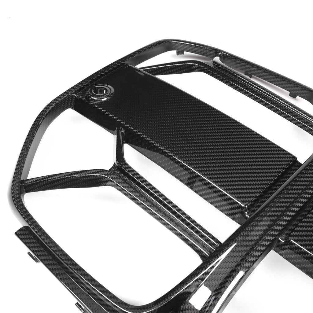 MHC+ BMW G26 4 Series Gran Coupe Pre Preg Carbon Fibre CSL Style Front Grille (With ACC)