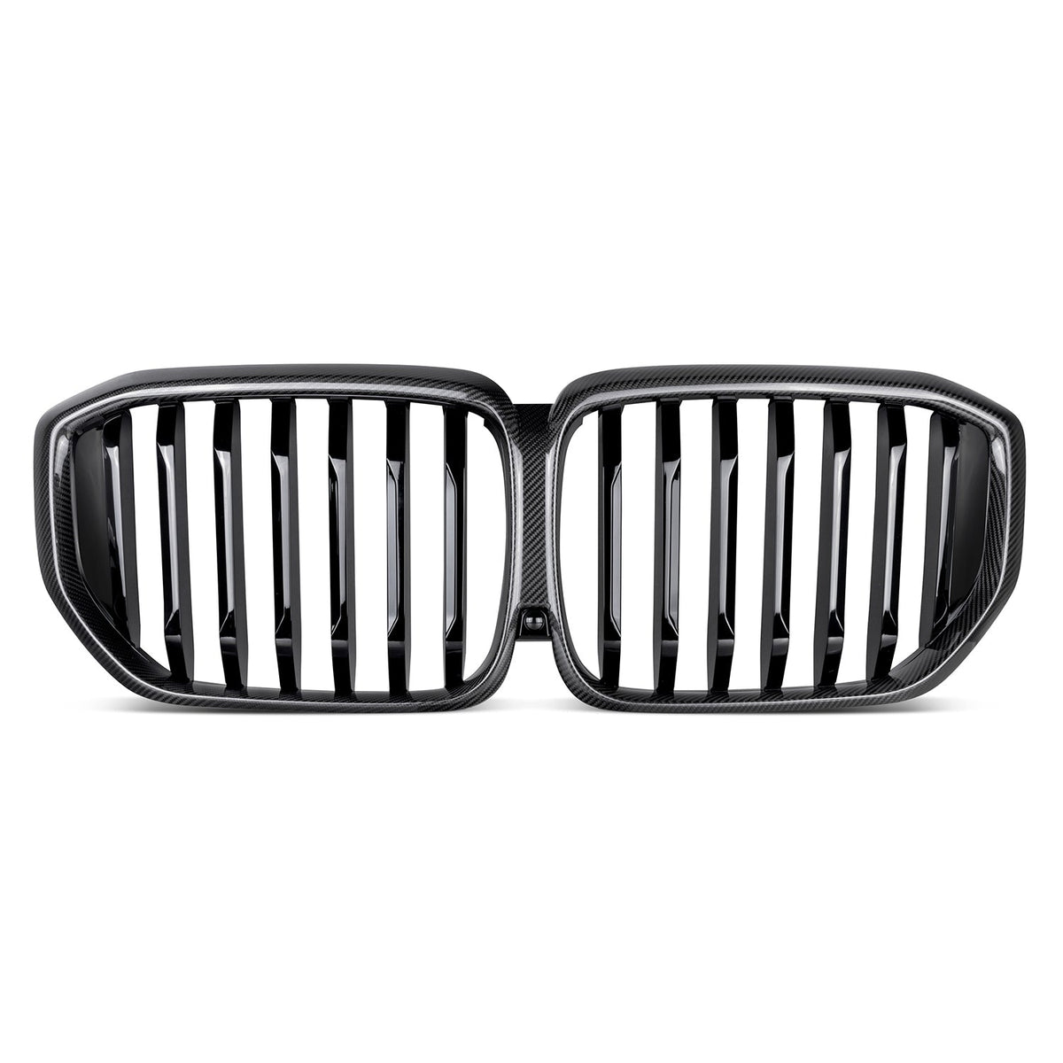 MHC+ BMW G05 LCI X5 Single Slat Pre Preg Carbon Fibre Front Grille