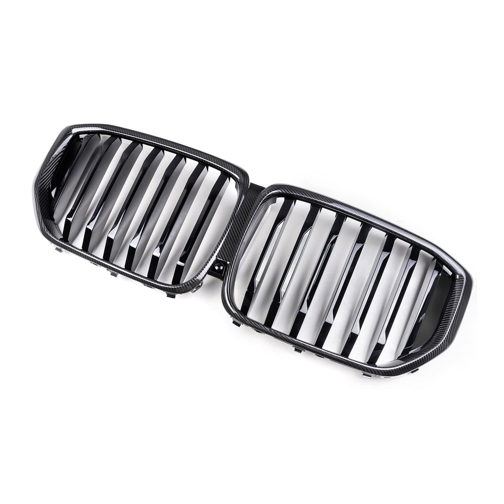 MHC+ BMW G05 LCI X5 Single Slat Pre Preg Carbon Fibre Front Grille