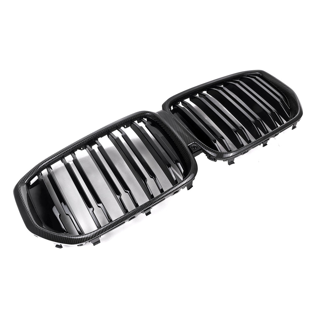 MHC+ BMW G05 LCI X5 Dual Slat Pre Preg Carbon Fibre Front Grille