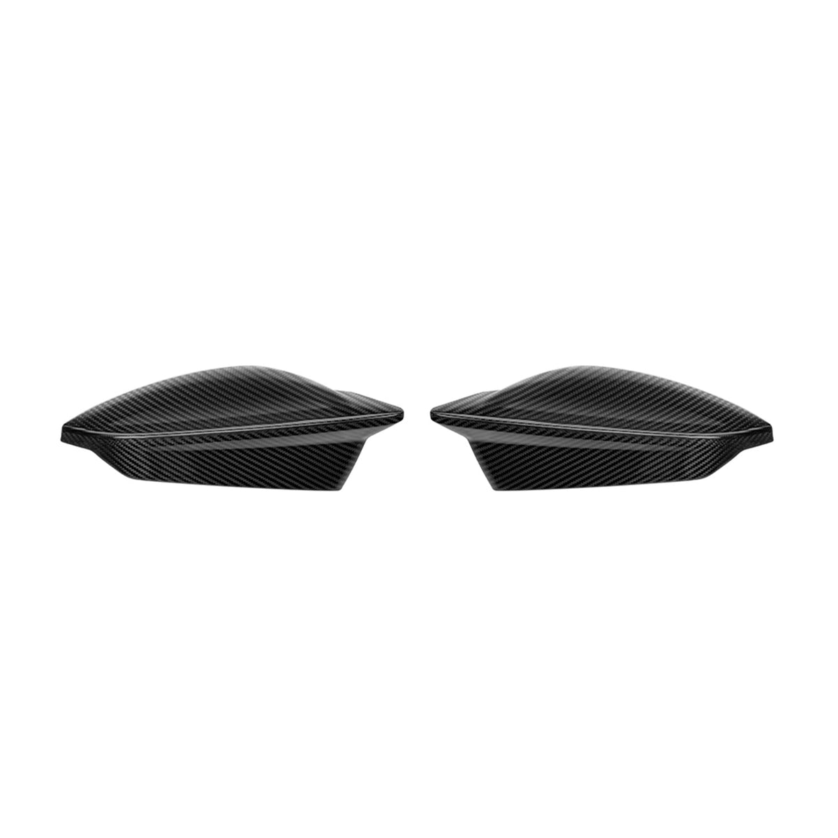 MHC+ Audi 8Y RS3 LHD Pre Preg Carbon Fibre Aggressive Style Mirror Caps (Without Lane Assist)