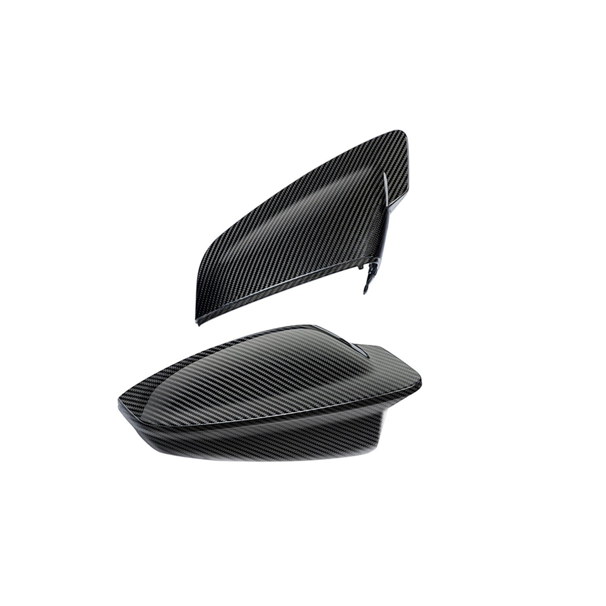 MHC+ Audi 8Y RS3 LHD Pre Preg Carbon Fibre Aggressive Style Mirror Caps (Without Lane Assist)