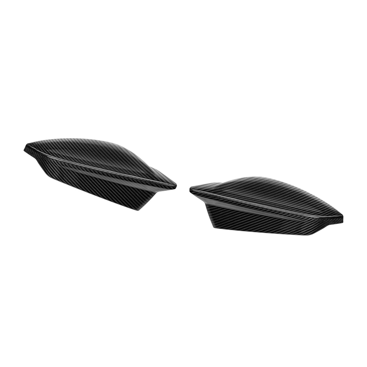 MHC+ Audi 8Y RS3 LHD Pre Preg Carbon Fibre Aggressive Style Mirror Caps (Without Lane Assist)