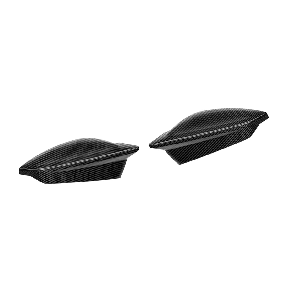 MHC+ Audi 8Y RS3 LHD Pre Preg Carbon Fibre Aggressive Style Mirror Caps (Without Lane Assist)