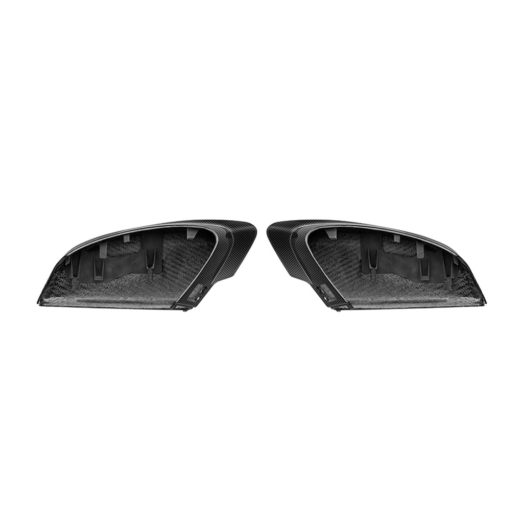 MHC+ Audi 8Y RS3 LHD Pre Preg Carbon Fibre Aggressive Style Mirror Caps (Without Lane Assist)