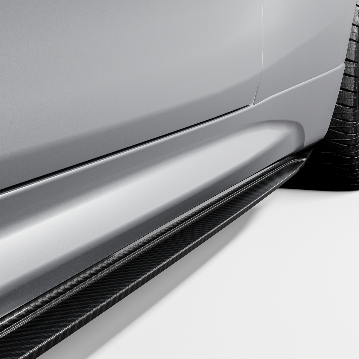 MHC+ BMW F87 M2 & M2 Competition GTX Side Skirts In Pre Preg Carbon Fibre