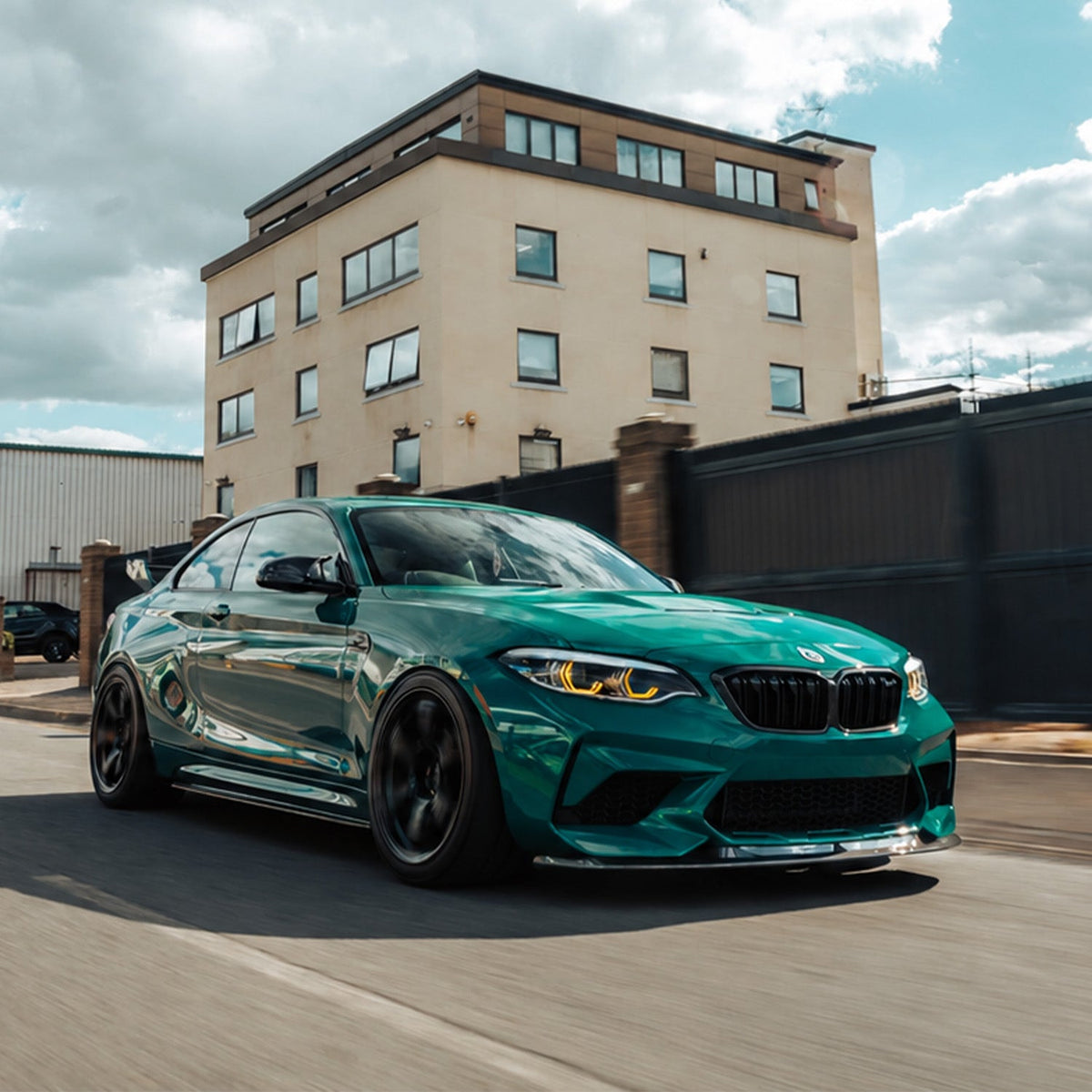 MHC+ BMW F87 M2 Competition S55 GTX Front Splitter In Pre Preg Carbon Fibre