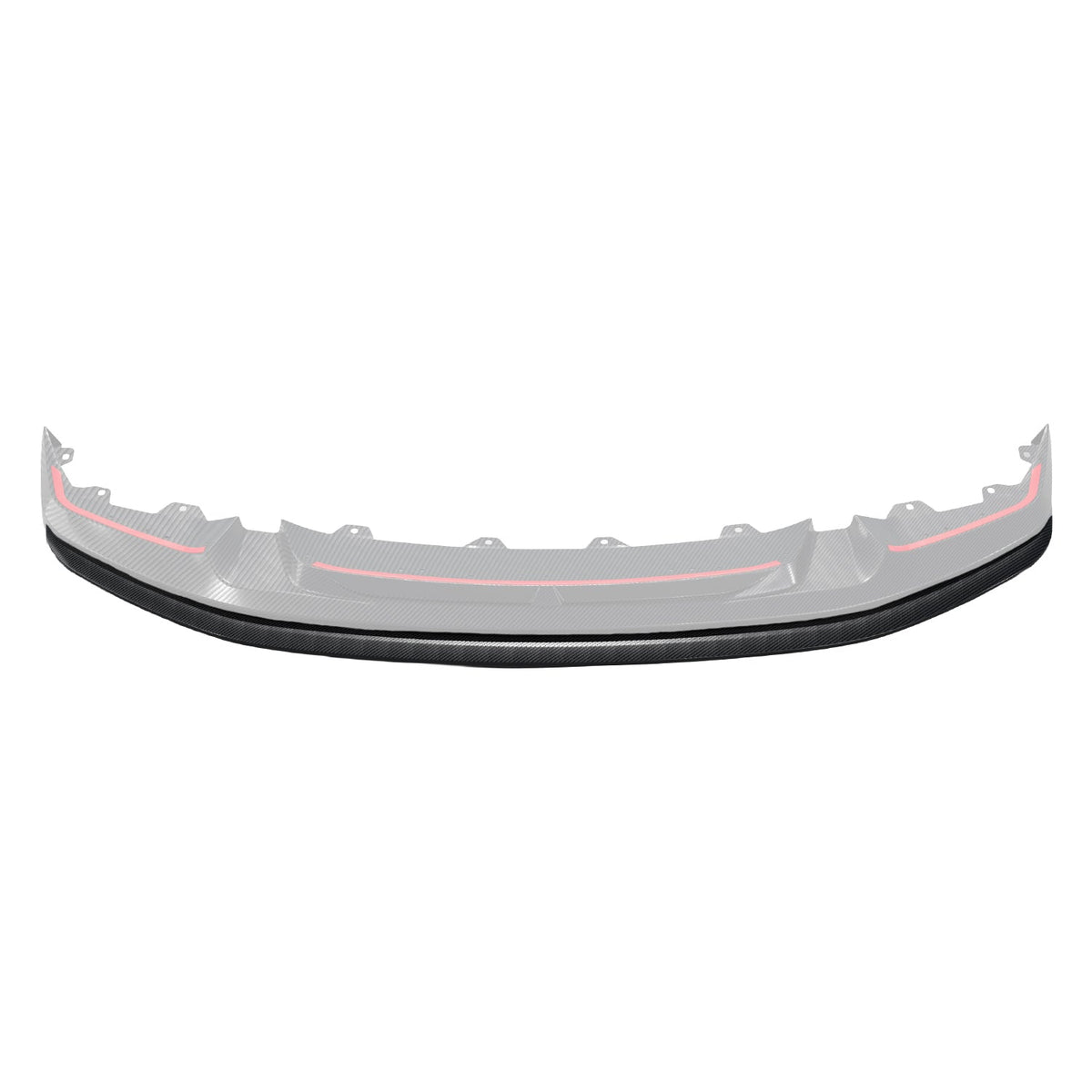 MHC+ BMW F87 M2 & M2 Competition GTX Adjustable Front Aero Add On In Pre Preg Carbon Fibre