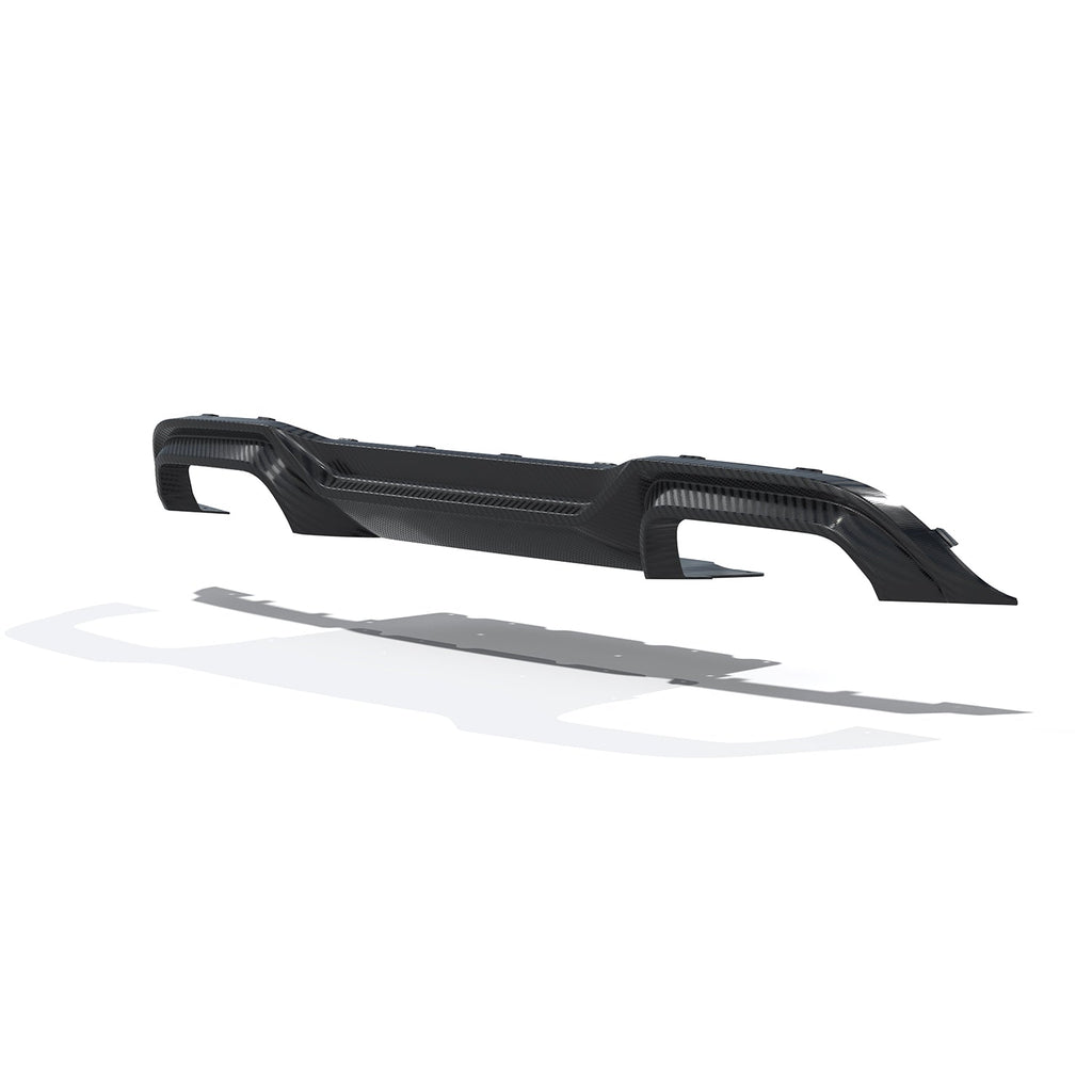 MHC+ BMW F87 M2 & M2 Competition GTX Rear Diffuser In Pre Preg Carbon Fibre