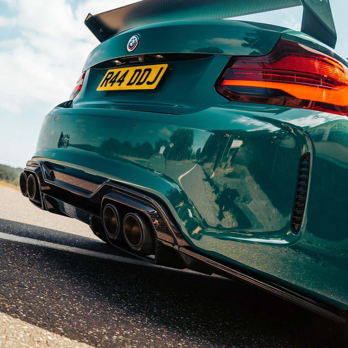 MHC+ BMW F87 M2 & M2 Competition GTX Ultra Aggressive Undertray Add On In Pre Preg Carbon Fibre