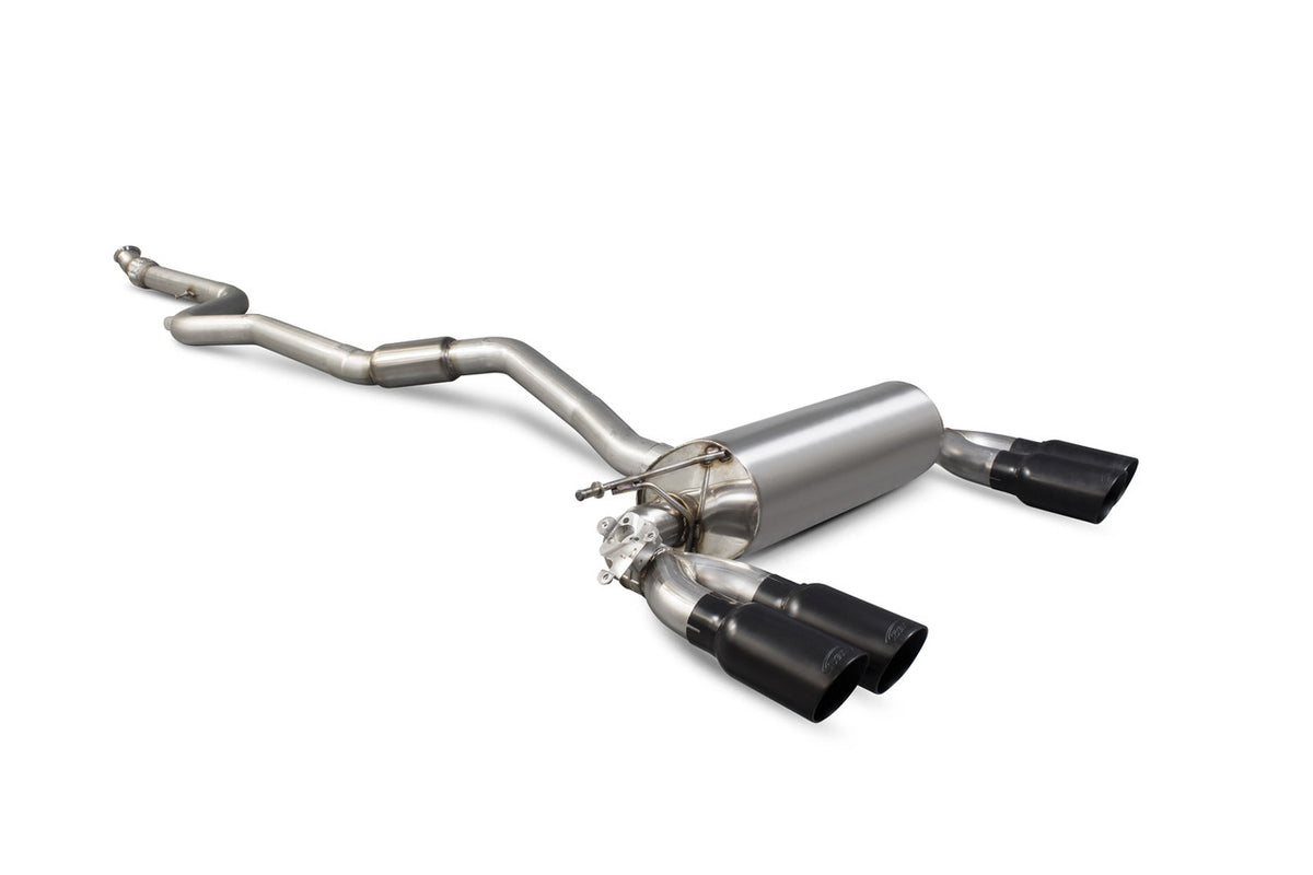 Scorpion Valved Cat-Back Exhaust — BMW F87 M2 N55 — Black