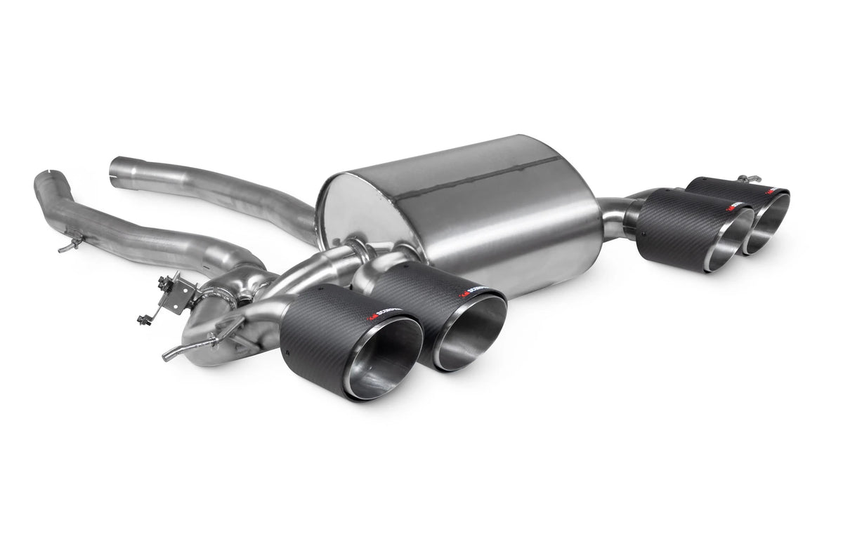 Scorpion Rear Half-System Exhaust — BMW G87 M2 — Carbon