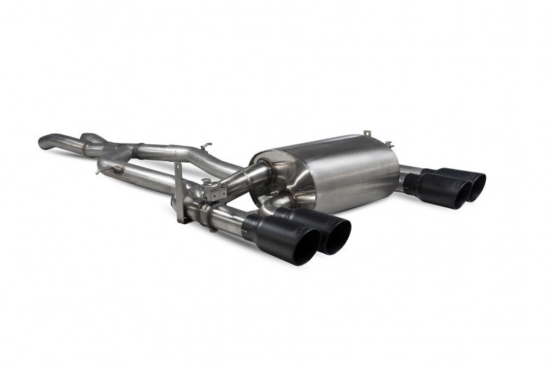 Scorpion Valved Cat-Back Exhaust — BMW F80 M3 & F82/F83 M4 — Black