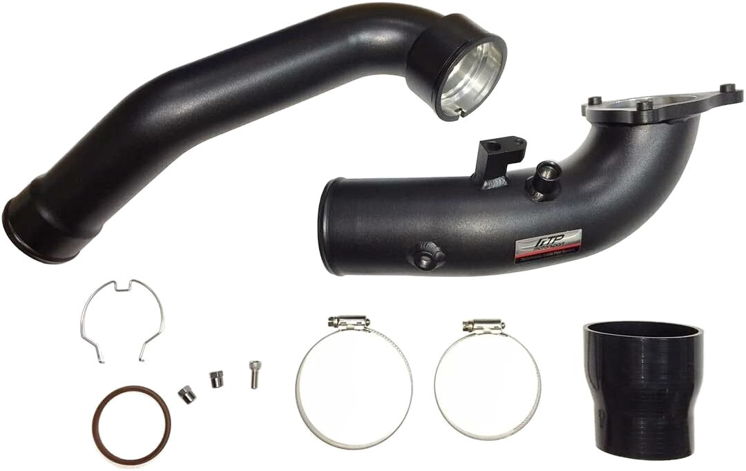 FTP Charge Pipe — BMW B58 Gen 1 — F2X M140i — Black — supplier product photograph