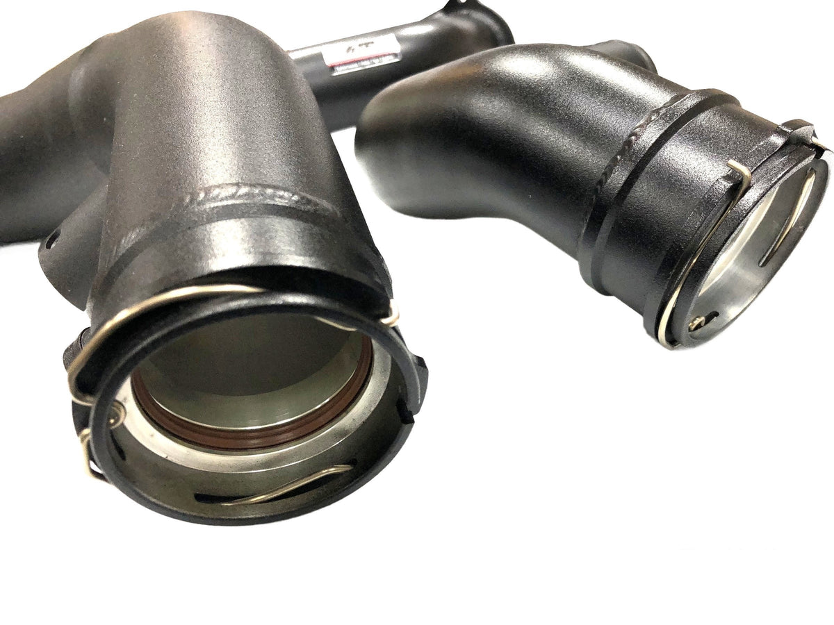 FTP F-Series B48 charge and inlet pipe connection details