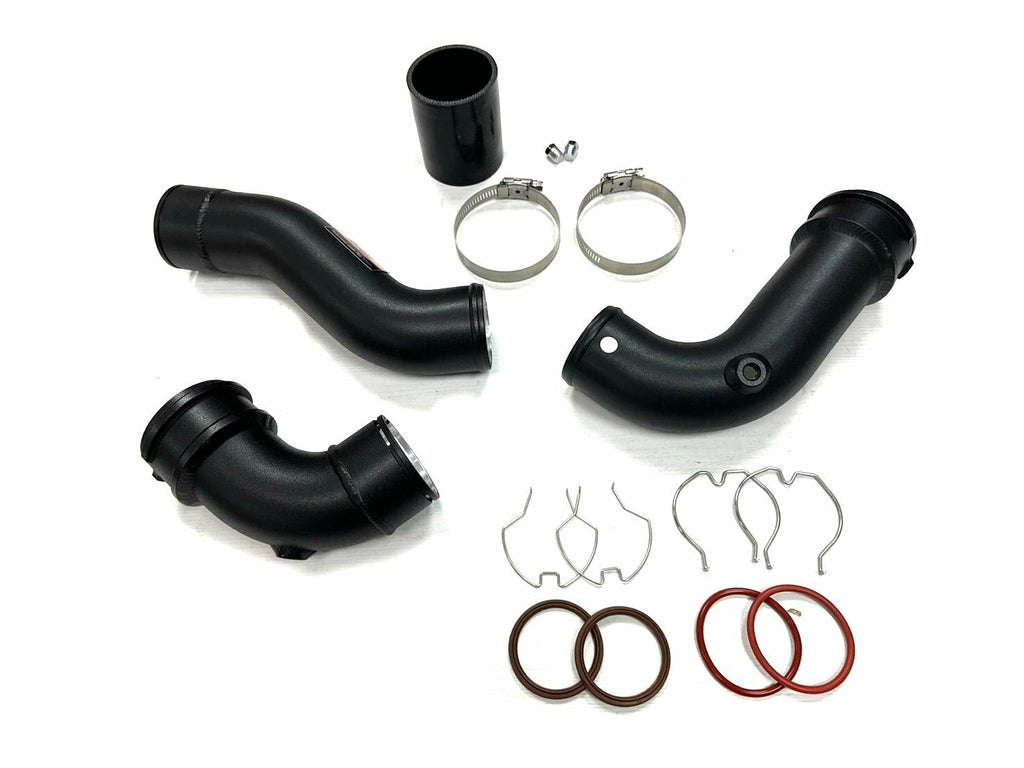FTP S58 hot-side Lite charge pipes and included fittings