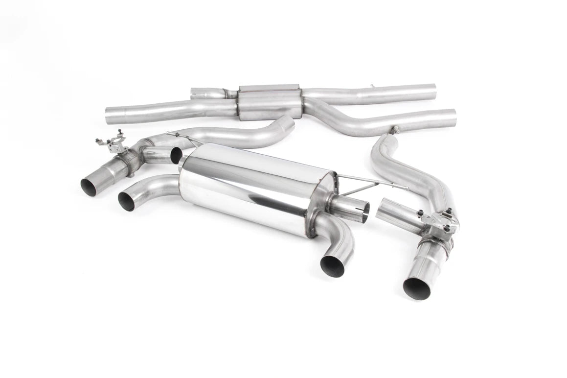 Milltek OPF-Back Exhaust — BMW F87 M2 Competition — Cerakote-black GT90