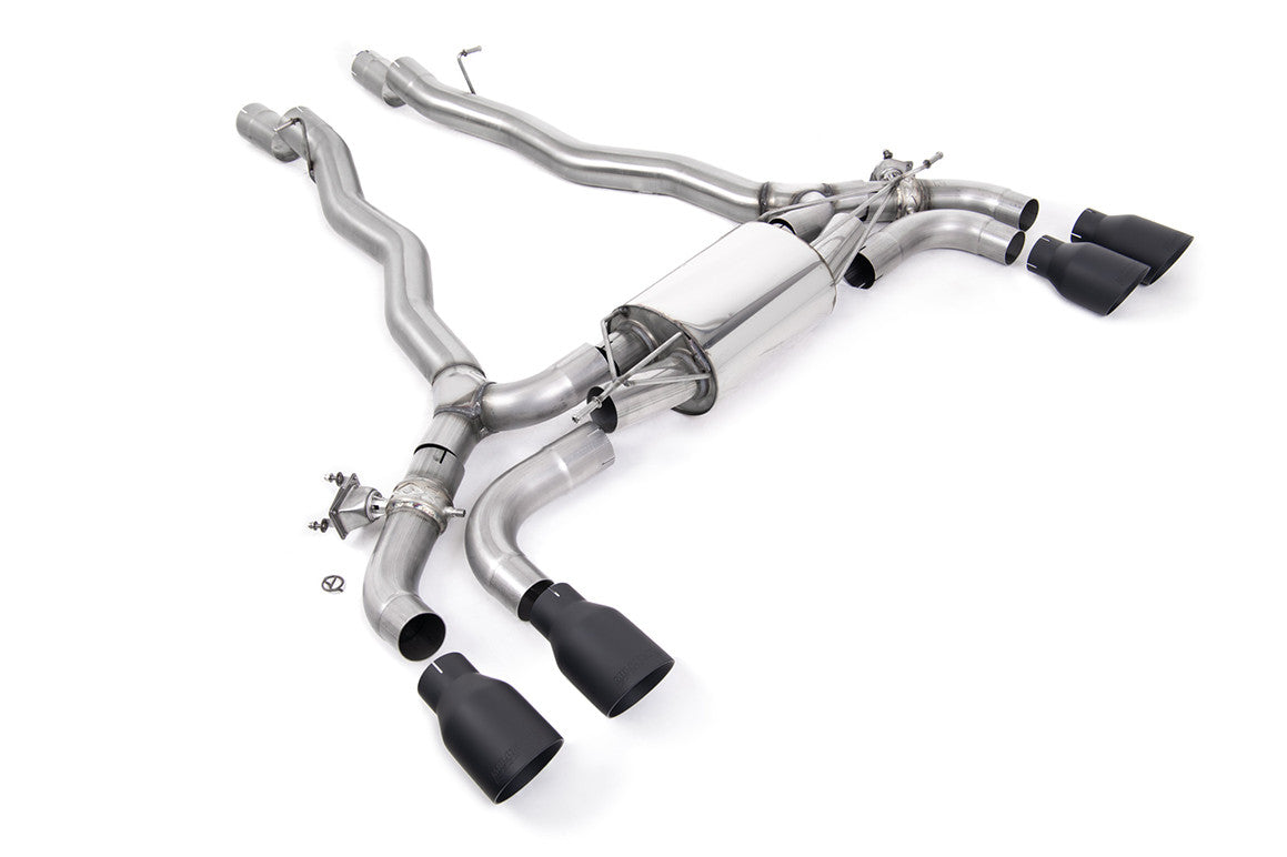 Milltek Rear Exhaust — BMW F90 M5 & M5 Competition — Cerakote-black GT100
